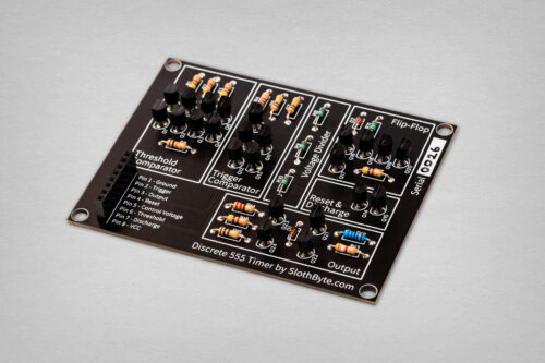 Discrete 555 Timer Kit - Black PCB