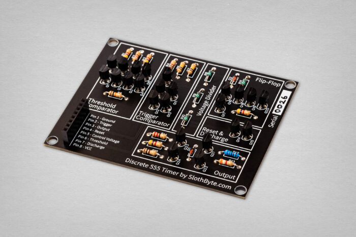 Discrete 555 Timer Kit - Black PCB
